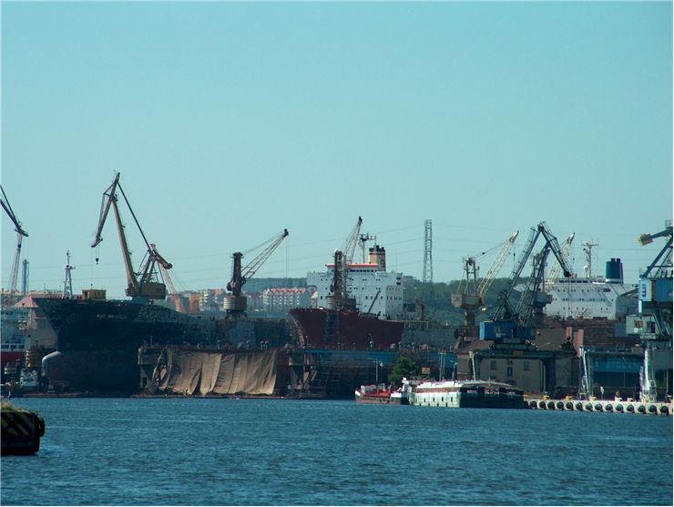 Picture Of Vessels In Shipyard